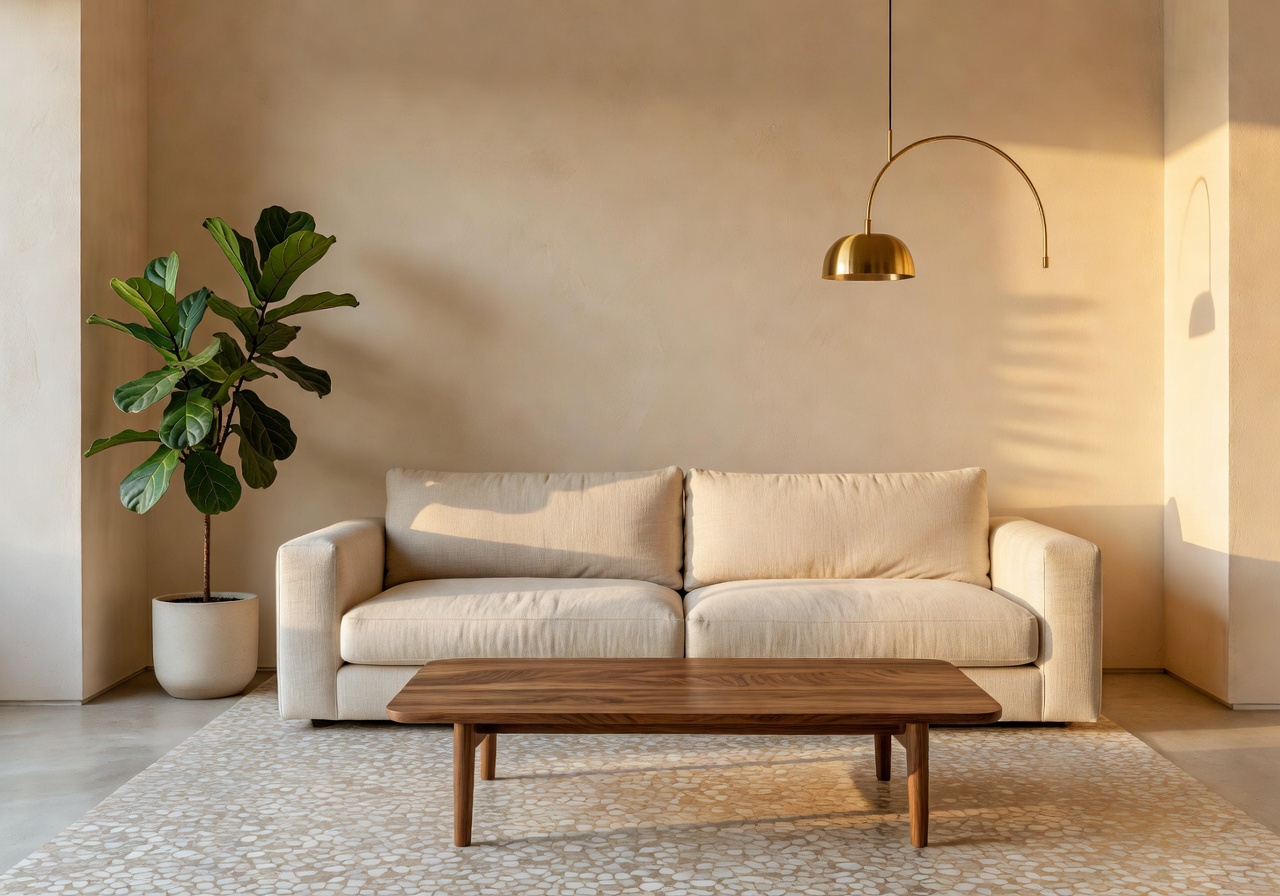 Reka bentuk ruang tamu AI untuk rumah Malaysia